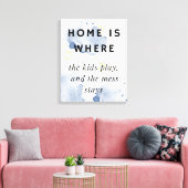 Woonkamer Grappige muurkunst Canvas Afdruk (Insitu (Woonkamer))