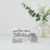 woonkamer | Huis schoonmaak pictogrammen Visitekaartje (Staand voorkant)