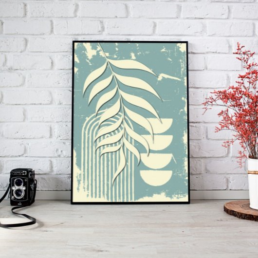 Woonkamer Muur Art Deco Canvas Afdruk
