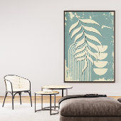 Woonkamer Muur Art Deco Canvas Afdruk