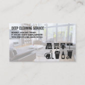 Woonkamer | Schoonmaakmiddelen Visitekaartje (Voorkant)