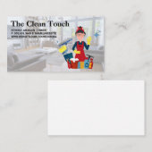 woonkamer | schoonmaakster visitekaartje (Voorkant / Achterkant)