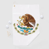 Woonkleur Mexicaanse adelaar Golfhanddoek (Insitu)