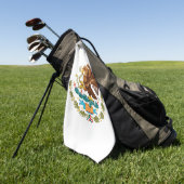 Woonkleur Mexicaanse adelaar Golfhanddoek (Groen)