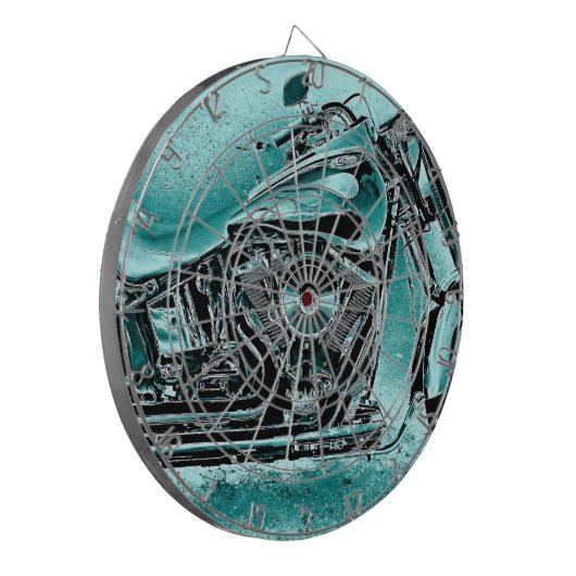 Woonkruiser Dartbord (Voorkant Links)