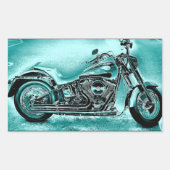 Woonkruiser Rechthoekige Sticker (Voorkant)