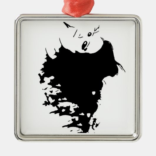 Woonmane Metalen Ornament (Voorkant)