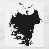 Woonmane Wijn Etiket (Enkel label)