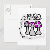 Woonpaddenstoel Briefkaart (Voorkant / Achterkant)