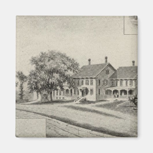 woonplaats SH Dow Magneet (Voorkant)