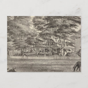 Woonplaats van Dr. Robert Laird, Squan, NJ Briefkaart