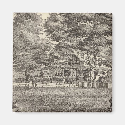 Woonplaats van Dr. Robert Laird, Squan, NJ Magneet (Voorkant)