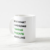 woonpleitster, geweldige koffiemok (Voorkant links)
