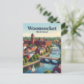 Woonsocket, Rhode Island Briefkaart (Staand voorkant)