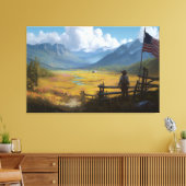 Woonstee van de Republiek Canvas Afdruk (Insitu (Woonkamer))