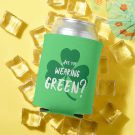 Woont u groen? Sint-Paddy's Day Shamrock Blikjeskoeler