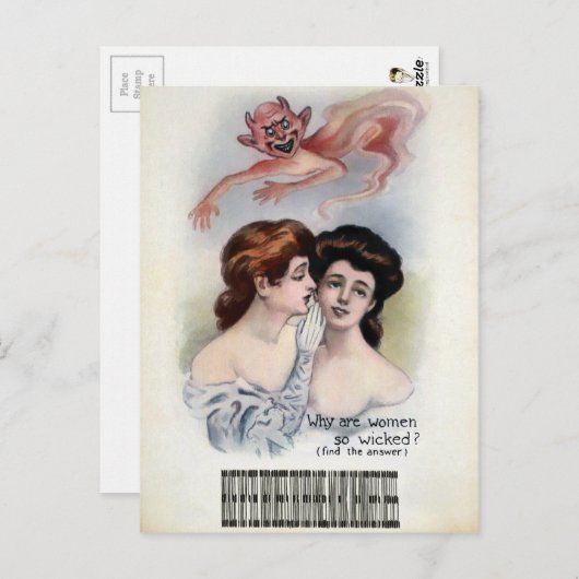  Woonvrouw Briefkaart (Voorkant / Achterkant)