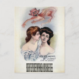Woonvrouw Briefkaart