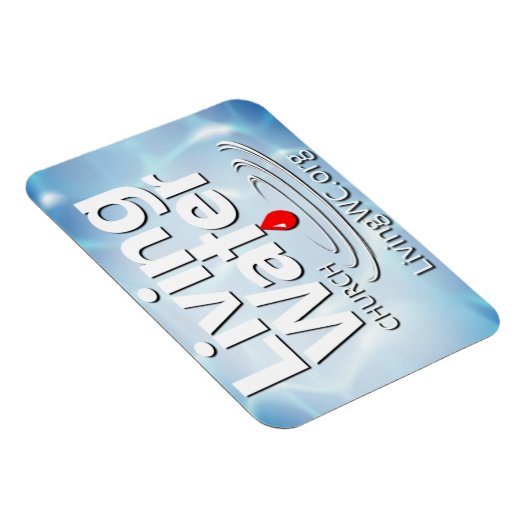 Woonwater kerk auto magneet (Rechterzijde)