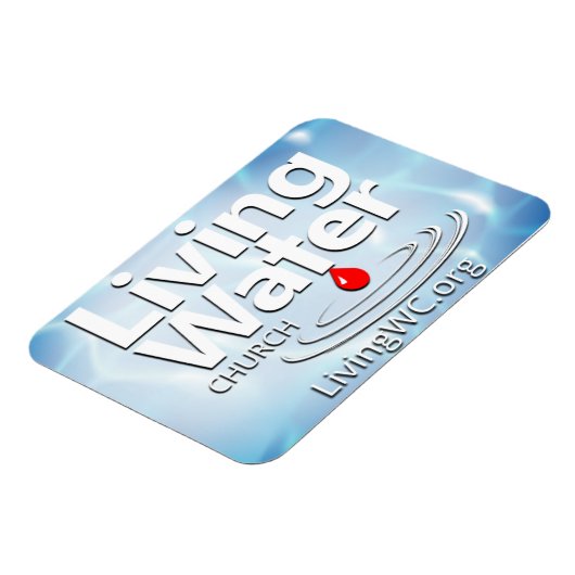 Woonwater kerk auto magneet (Linkerzijde)