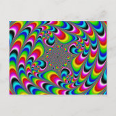 Woooo Mandelbrot Fractal Briefkaart (Voorkant)