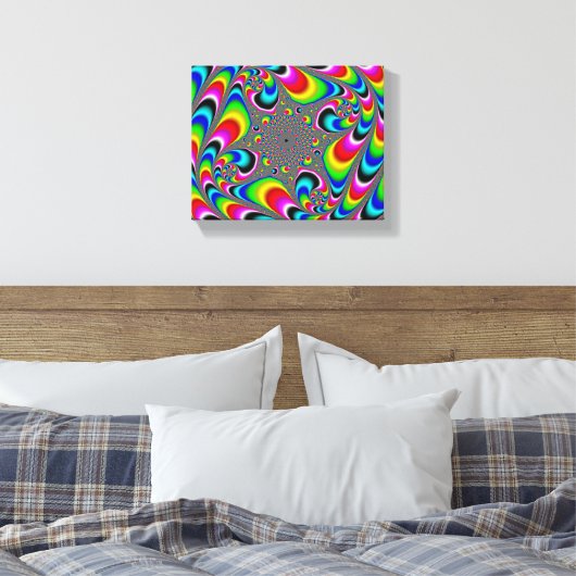 Woooo Mandelbrot Fractal Canvas Afdruk (Insitu (Slaapkamer))