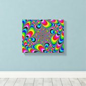 Woooo Mandelbrot Fractal Canvas Afdruk (Insitu (Houten vloer))