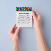 Woooo Mandelbrot Fractal Flyer (Hand)