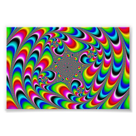 Woooo Mandelbrot Fractal Foto Afdruk (Voorkant)