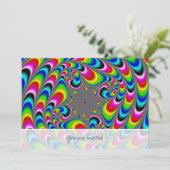 Woooo Mandelbrot Fractal Kaart (Staand voorkant)