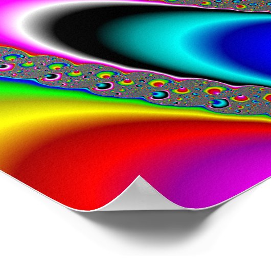 Woooo Mandelbrot Fractal Poster (Hoek)