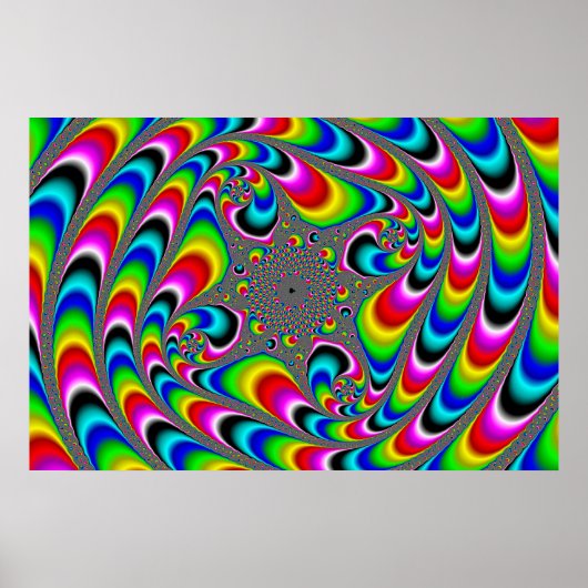 Woooo Mandelbrot Fractal Poster (Voorkant)