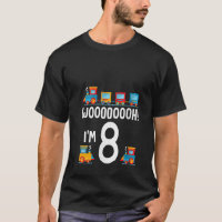WOOooOOOH Ik ben 8e Verjaardag Treinen 8 Jaar Oud