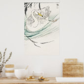 Wooper Swan illustratie. Poster (Keuken)