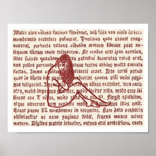 Woord Gebrandschilderd Glas 2 Poster (Voorkant)