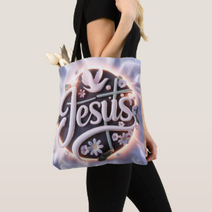 Woord Jezus canvas tassen Christelijk