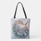 Woord Jezus canvas tassen Christelijk (Achterkant)