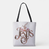 Woord Jezus canvas tassen Christelijk (Achterkant)