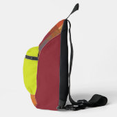 Woord Juggler Glitch Kunst Data Corruptie Abstract Sling Bag (Rechts)