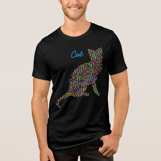 woord kat tee shirt (Voorkant)
