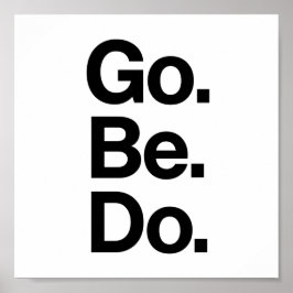 Woord, Motivatie, retro Poster