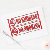 Woord niet roken sticker (Envelop)