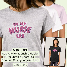 Woord toevoegen IN MIJN aangepaste TIENERTIJD T-shirt