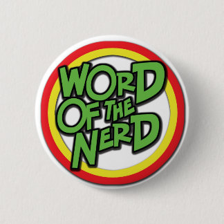 Woord van de Nerd-Button Ronde Button 5,7 Cm