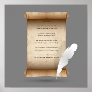 WOORD VAN DE POET POSTER