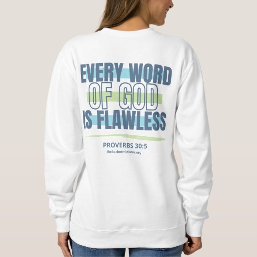 Woord van God is Flawless Sweatshirt (Achterkant)