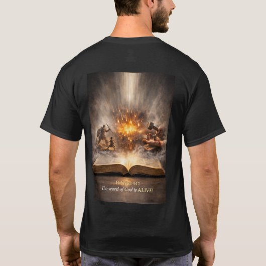 Woord van God Leeft T-Shirt (Achterkant)