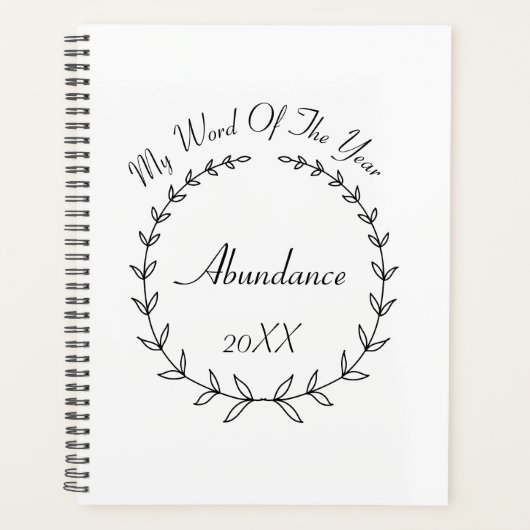 Woord van het jaar planner (Voorkant)