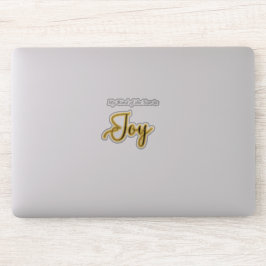 Woord van het jaar - Vreugde Sticker