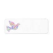 Woordduif Etiket (Voorkant)